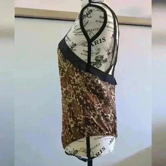 FREE PEOPLE | Women's Intimately Nights Out Snake-Print Bodysuit - Picture 4 of 6